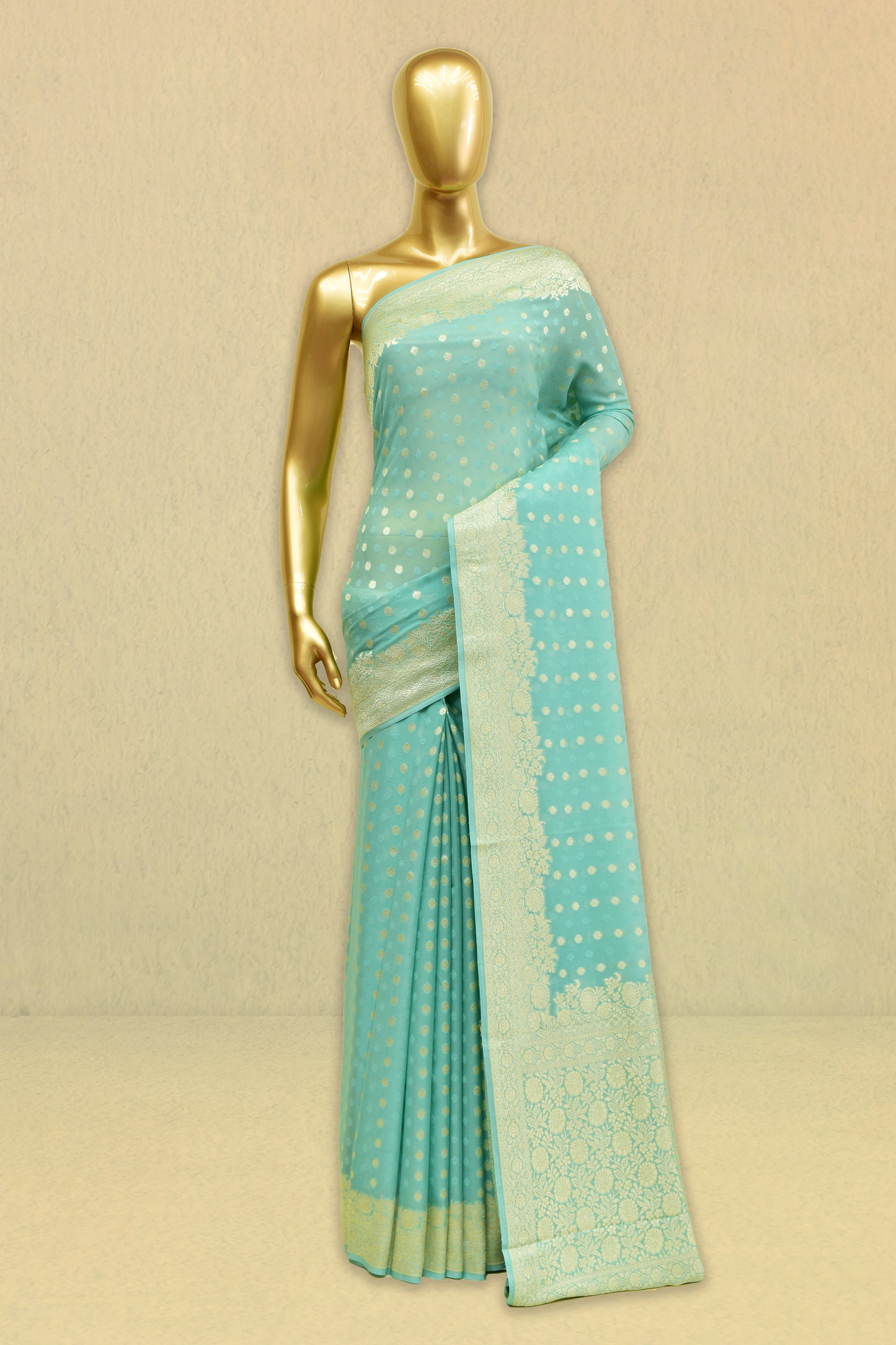Chiffon Cutwork Saree