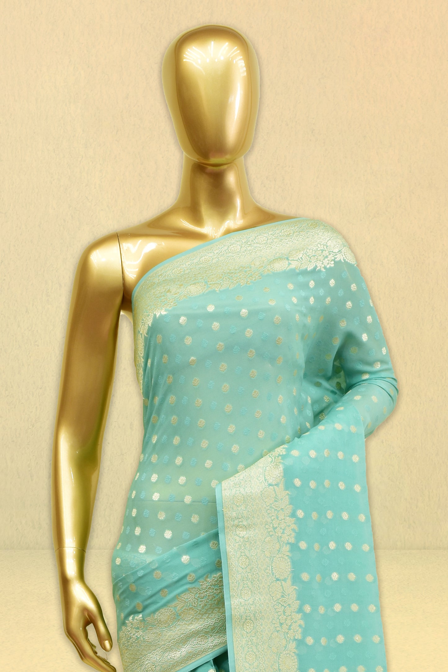 Chiffon Cutwork Saree