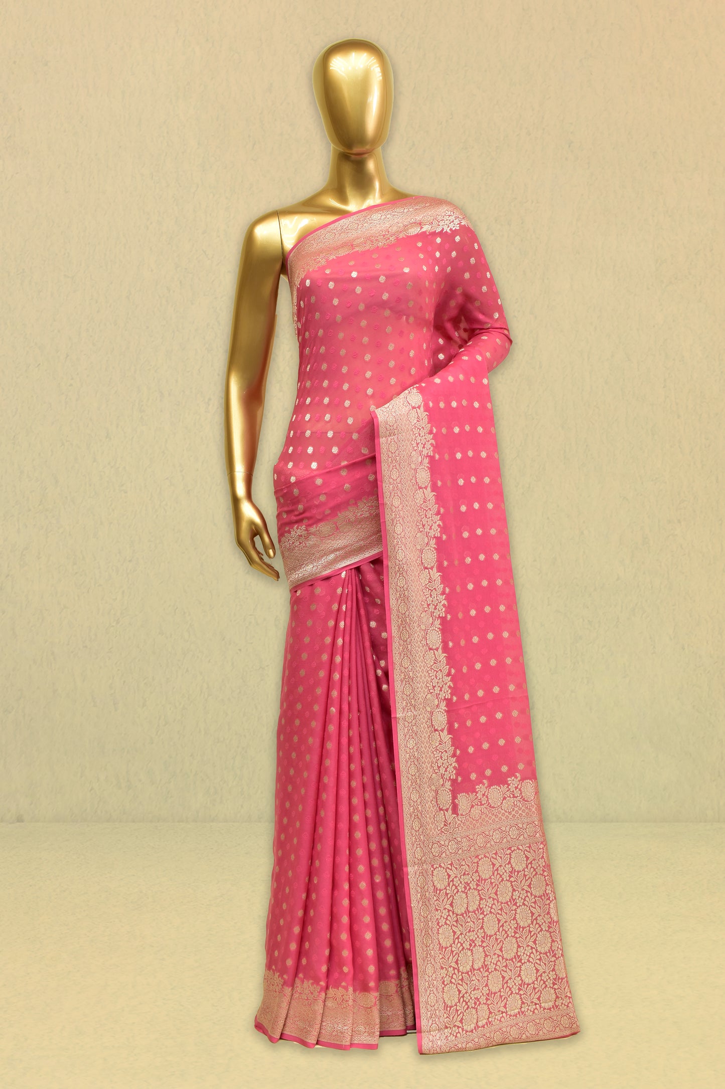 Chiffon Cutwork Saree