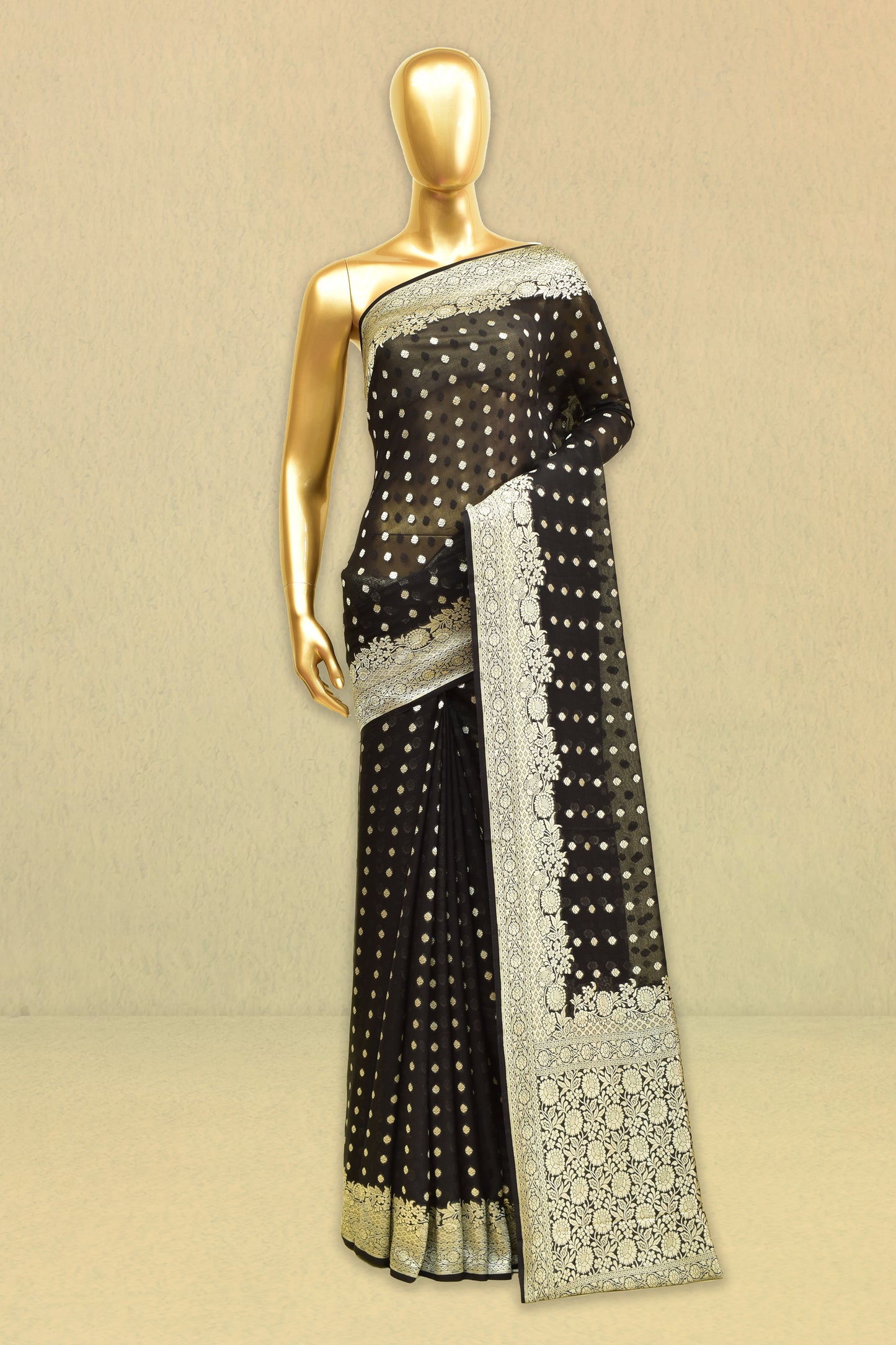 Chiffon Cutwork Saree