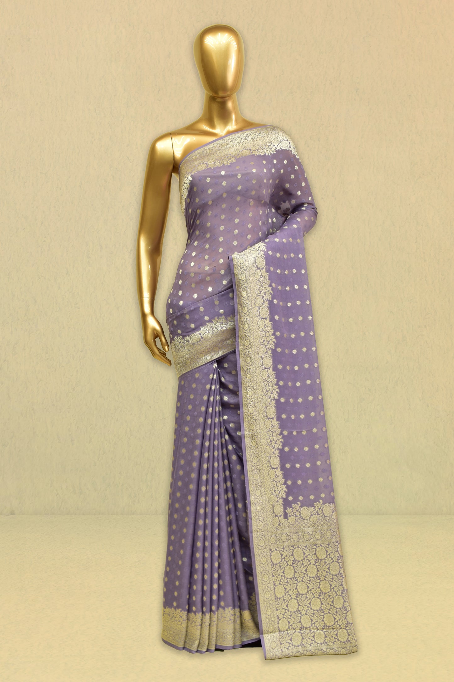 Chiffon Cutwork Saree