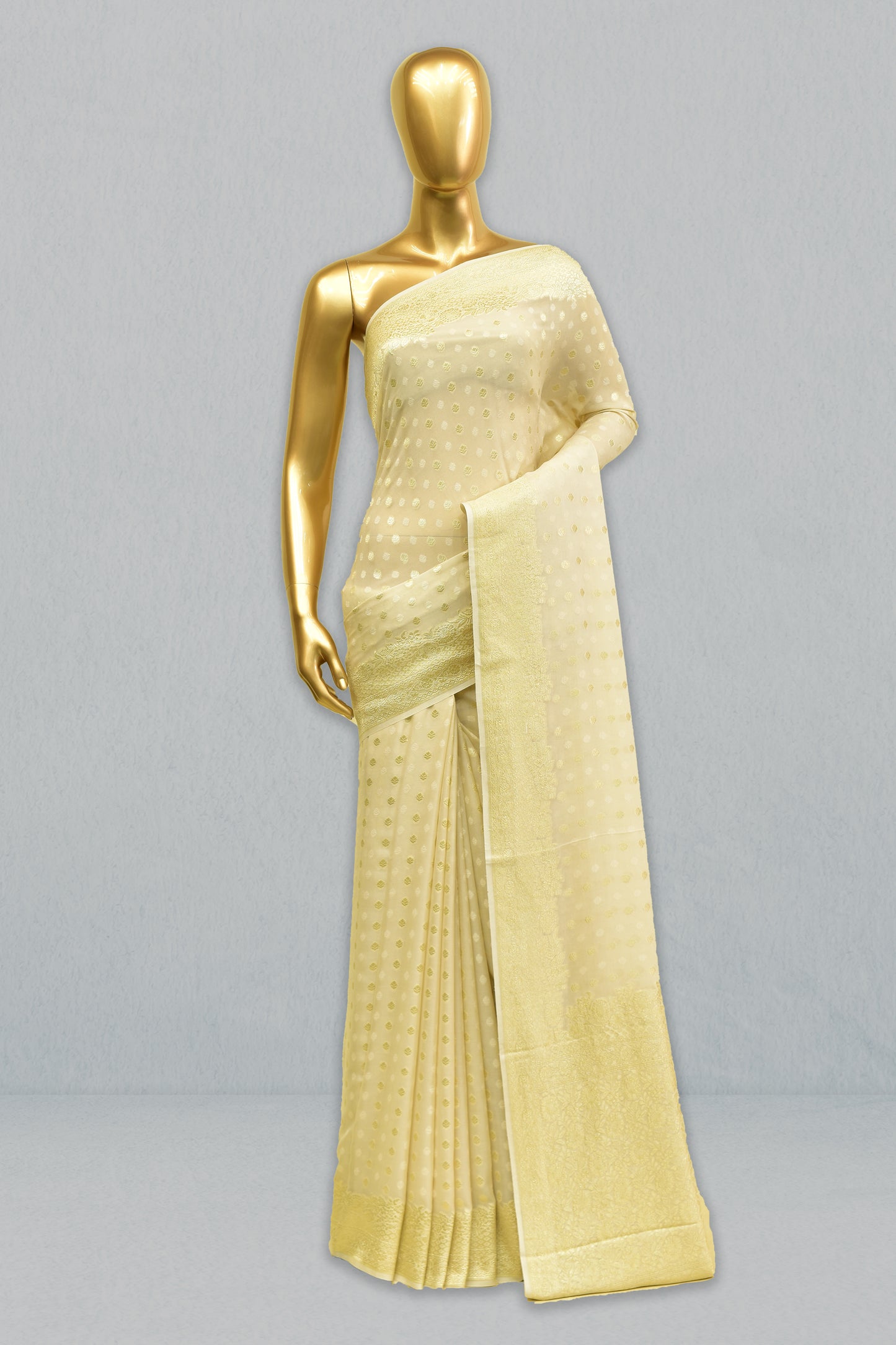 Chiffon Cutwork Saree