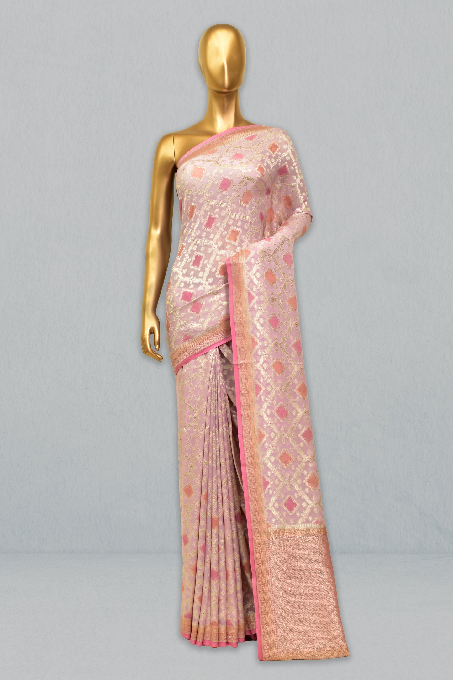 Chiffon Cutwork Saree