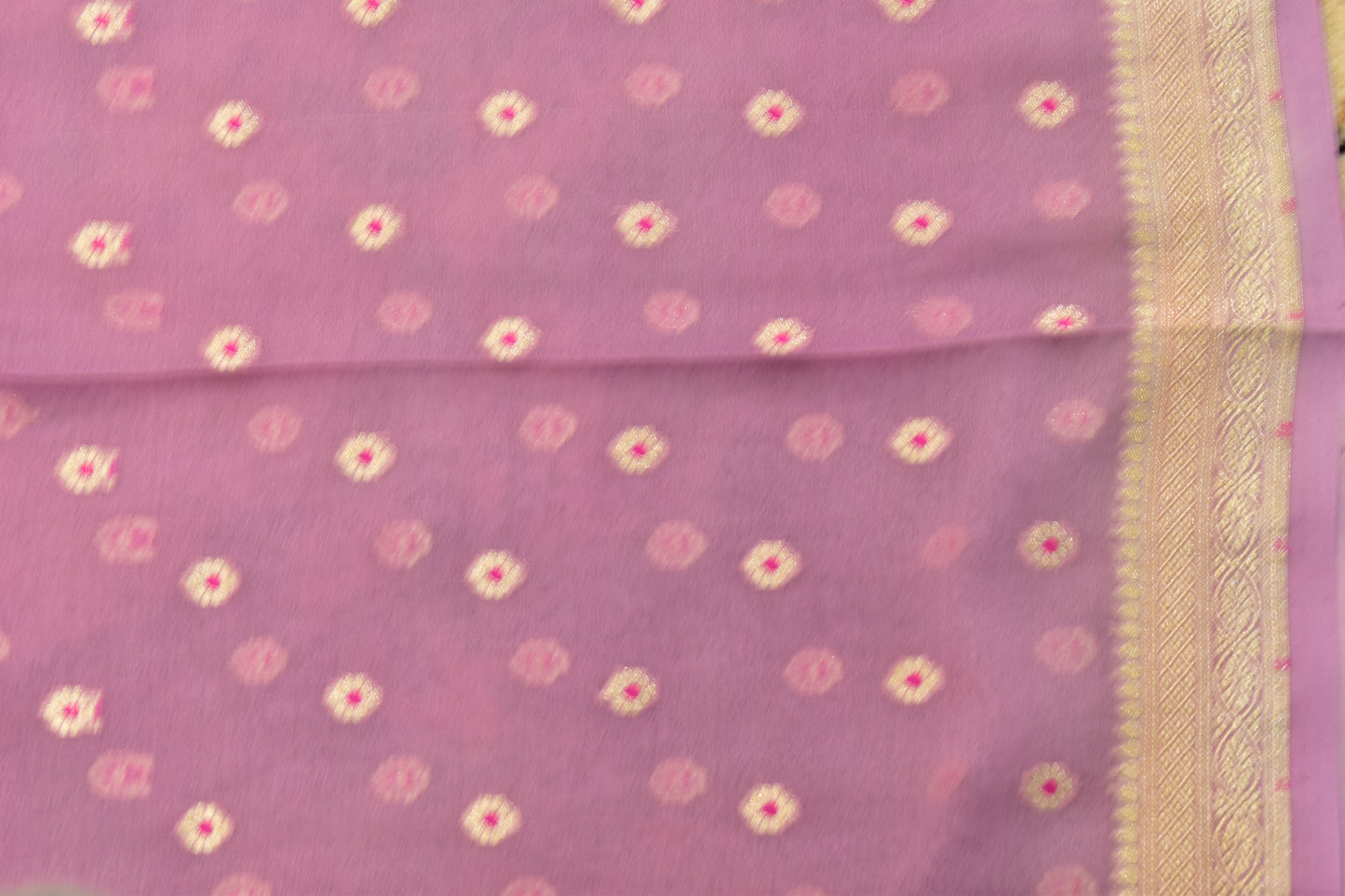 Chiffon Cutwork Saree