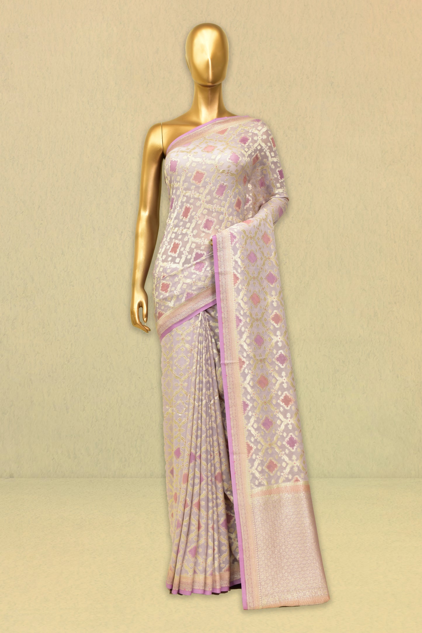 Chiffon Cutwork Saree