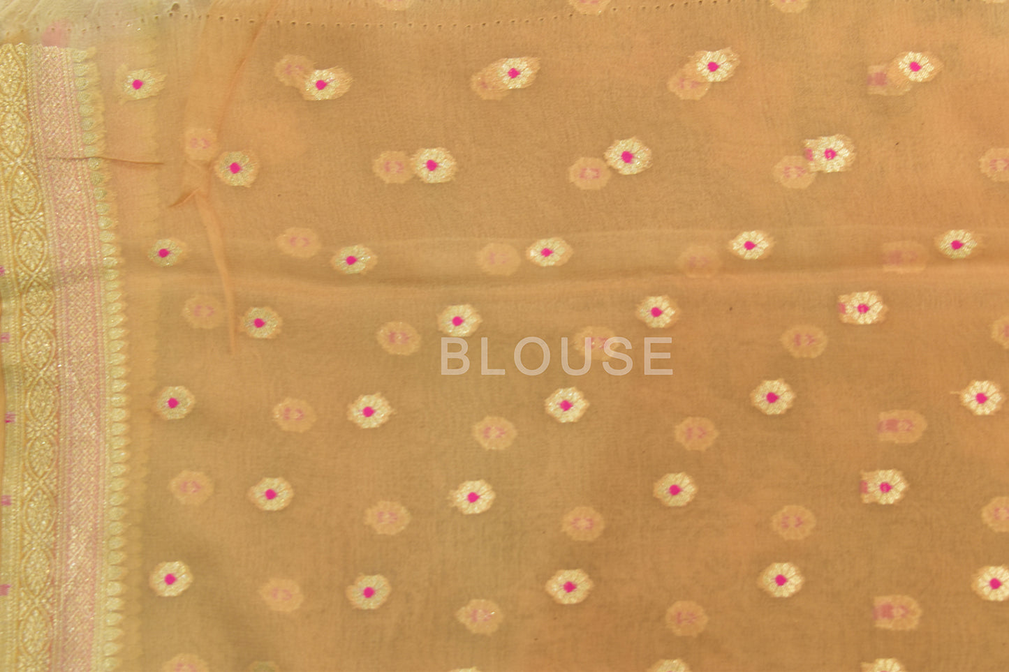 Chiffon Cutwork Saree