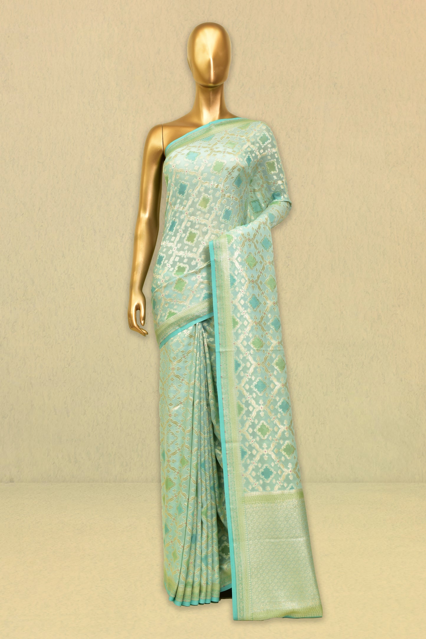 Chiffon Cutwork Saree