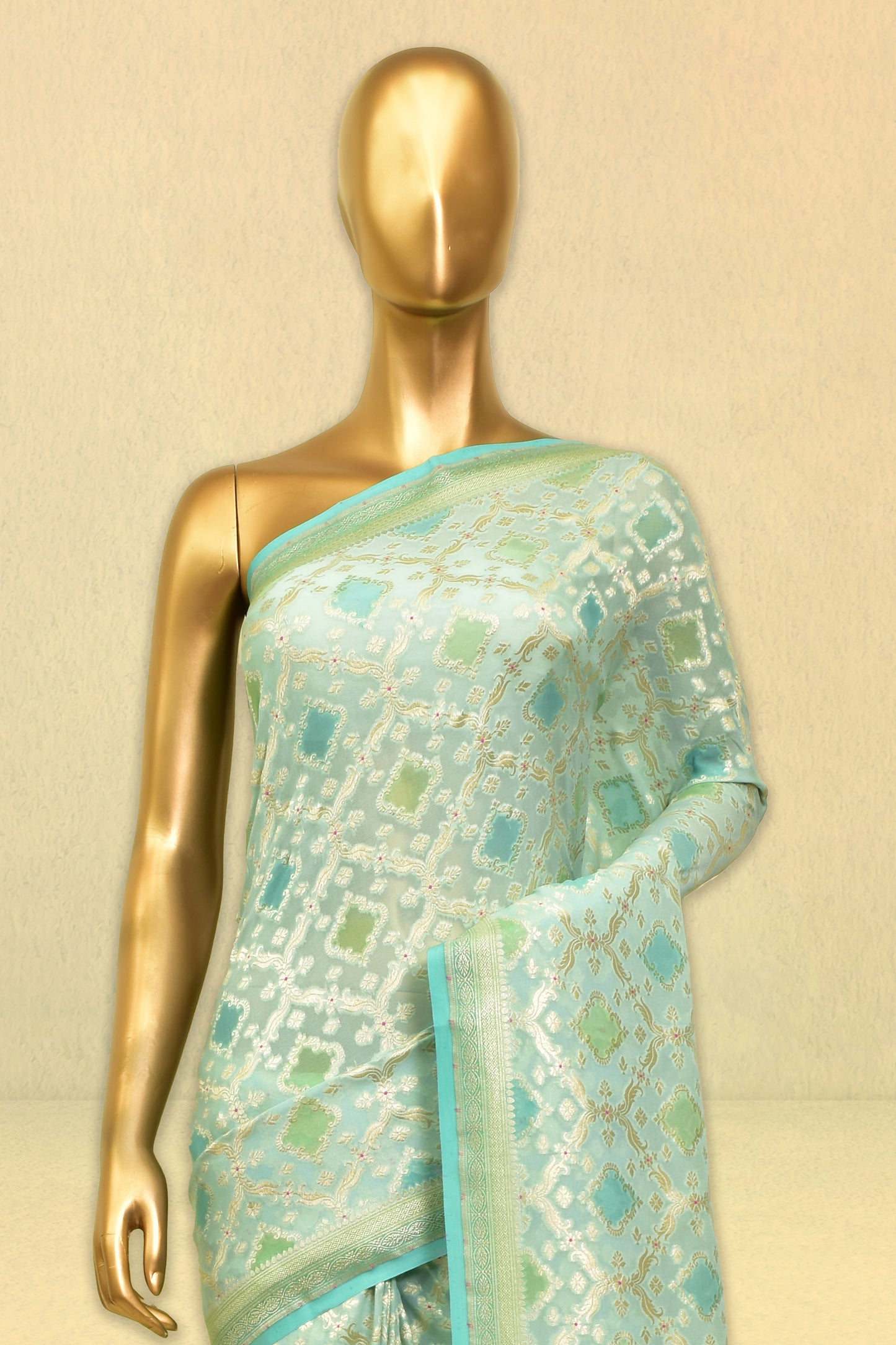 Chiffon Cutwork Saree