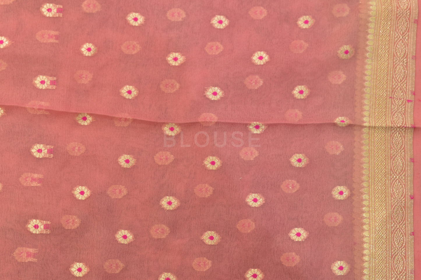 Chiffon Cutwork Saree