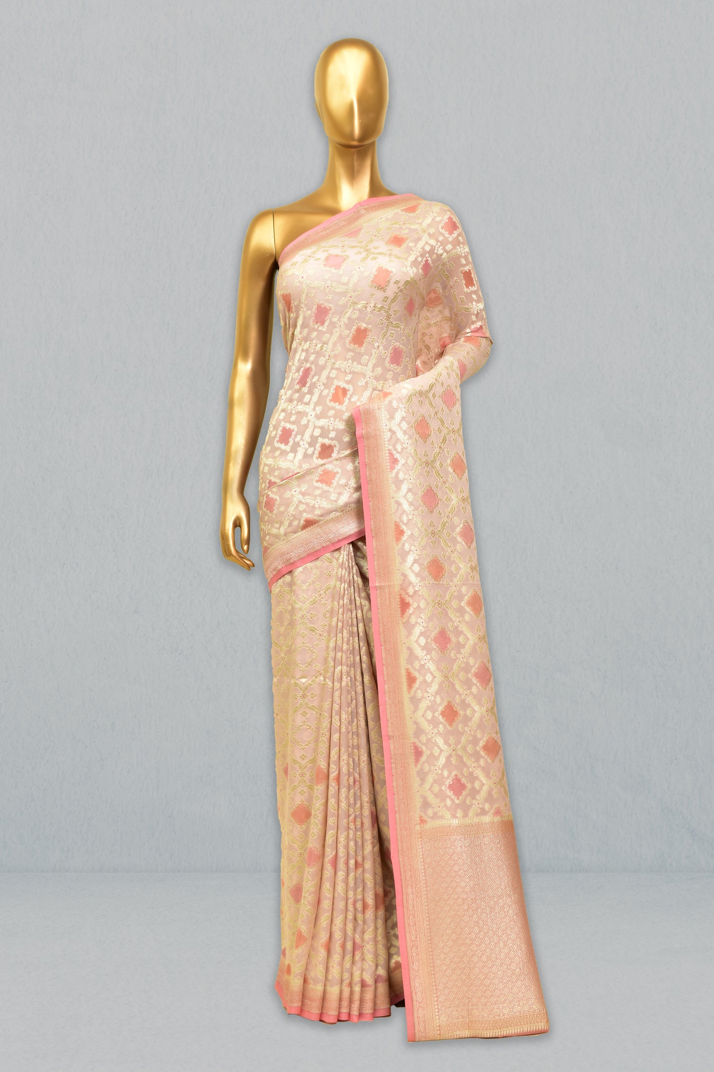 Chiffon Cutwork Saree