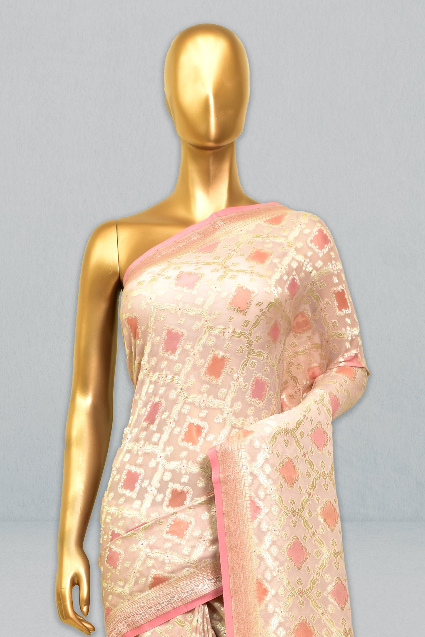 Chiffon Cutwork Saree