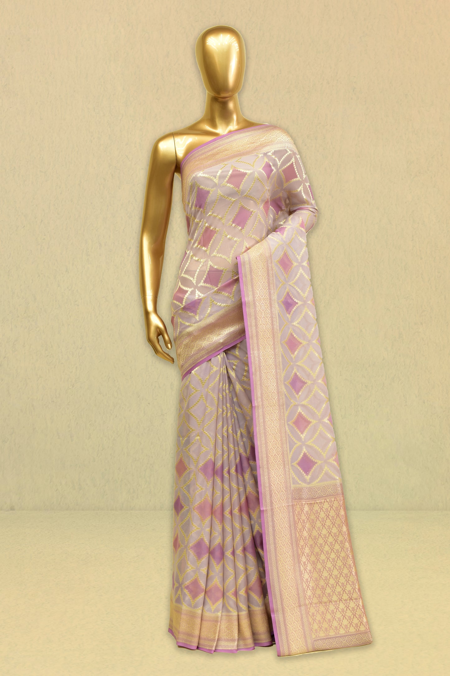Chiffon Cutwork Saree