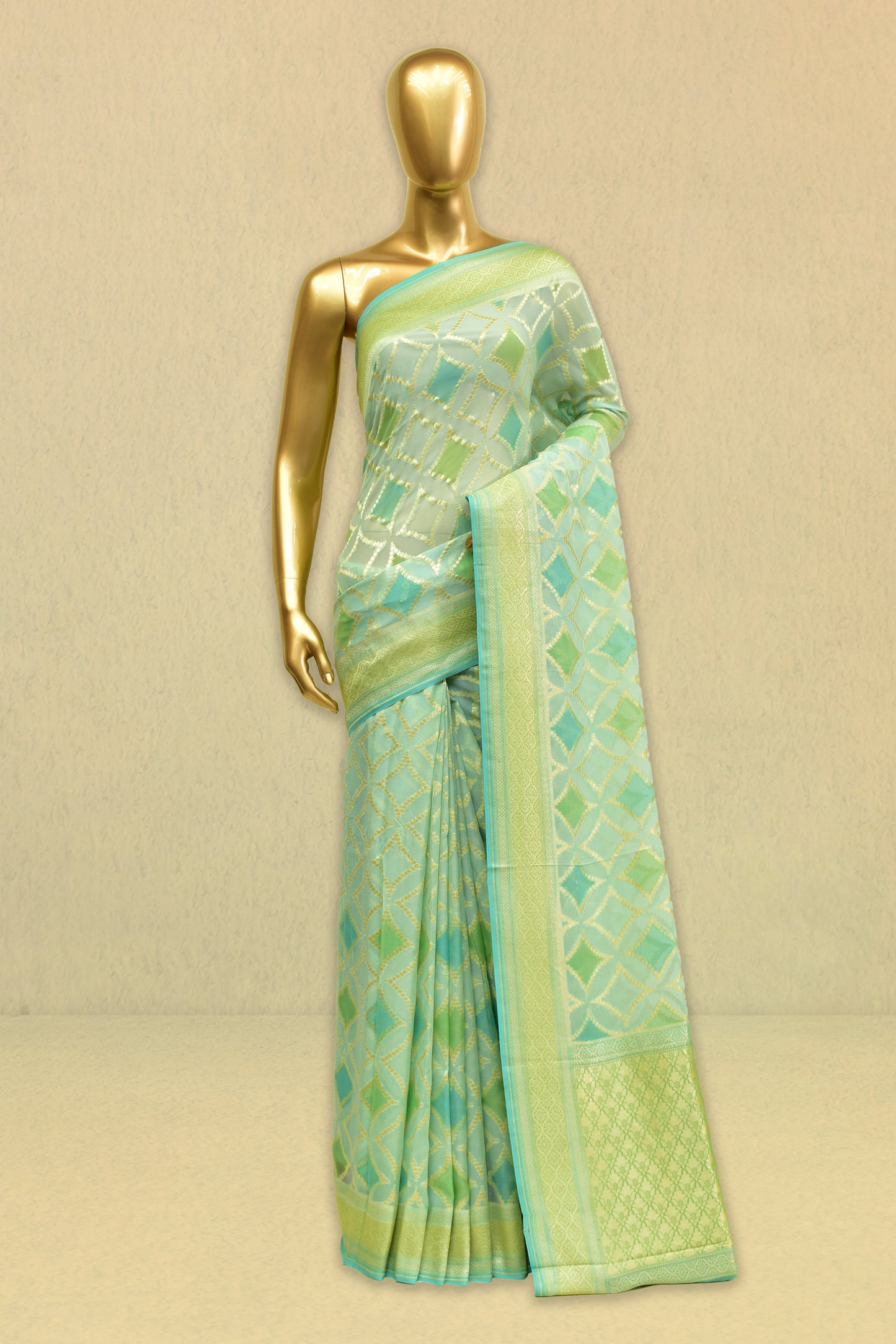Chiffon Cutwork Saree