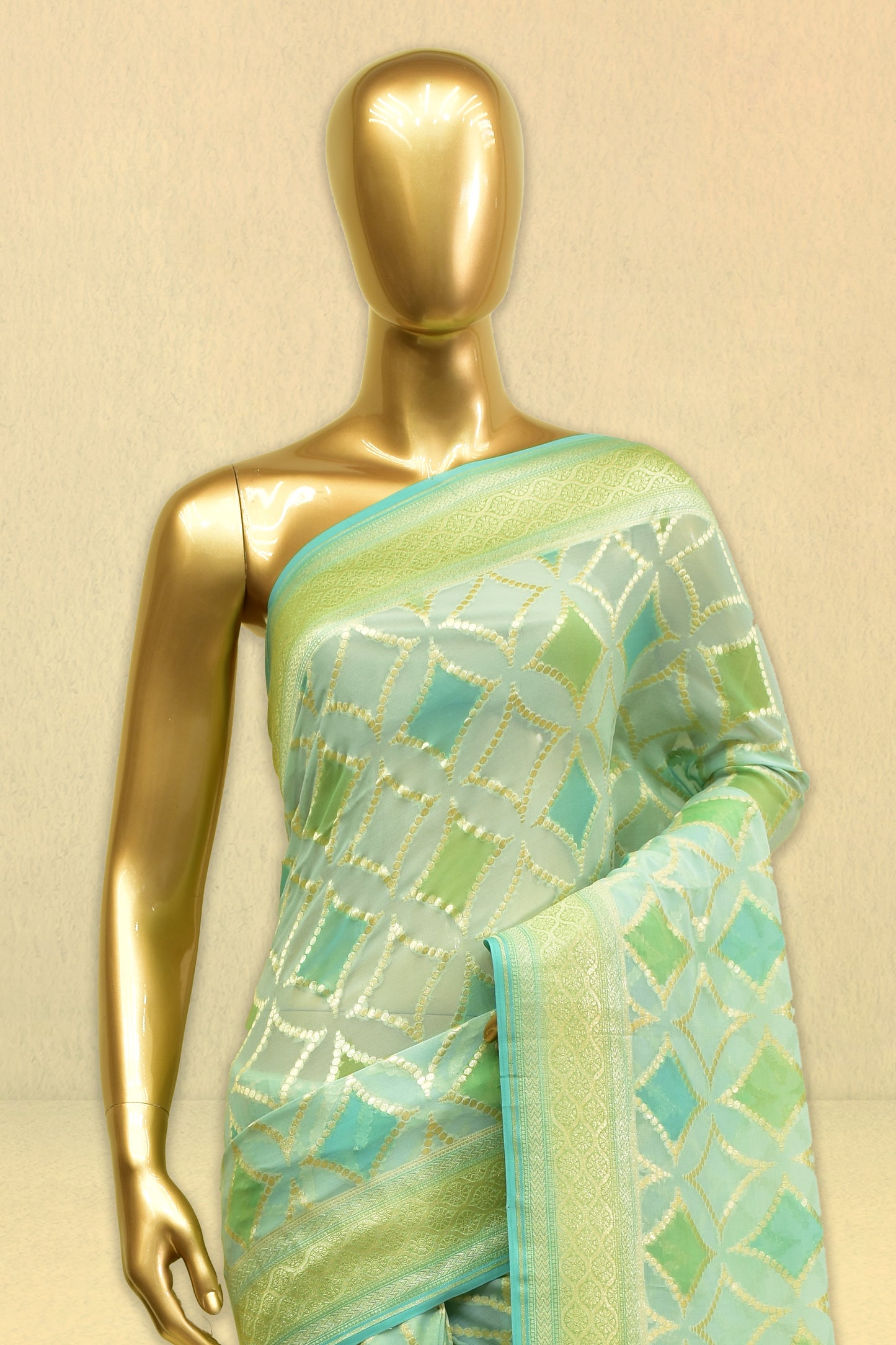Chiffon Cutwork Saree