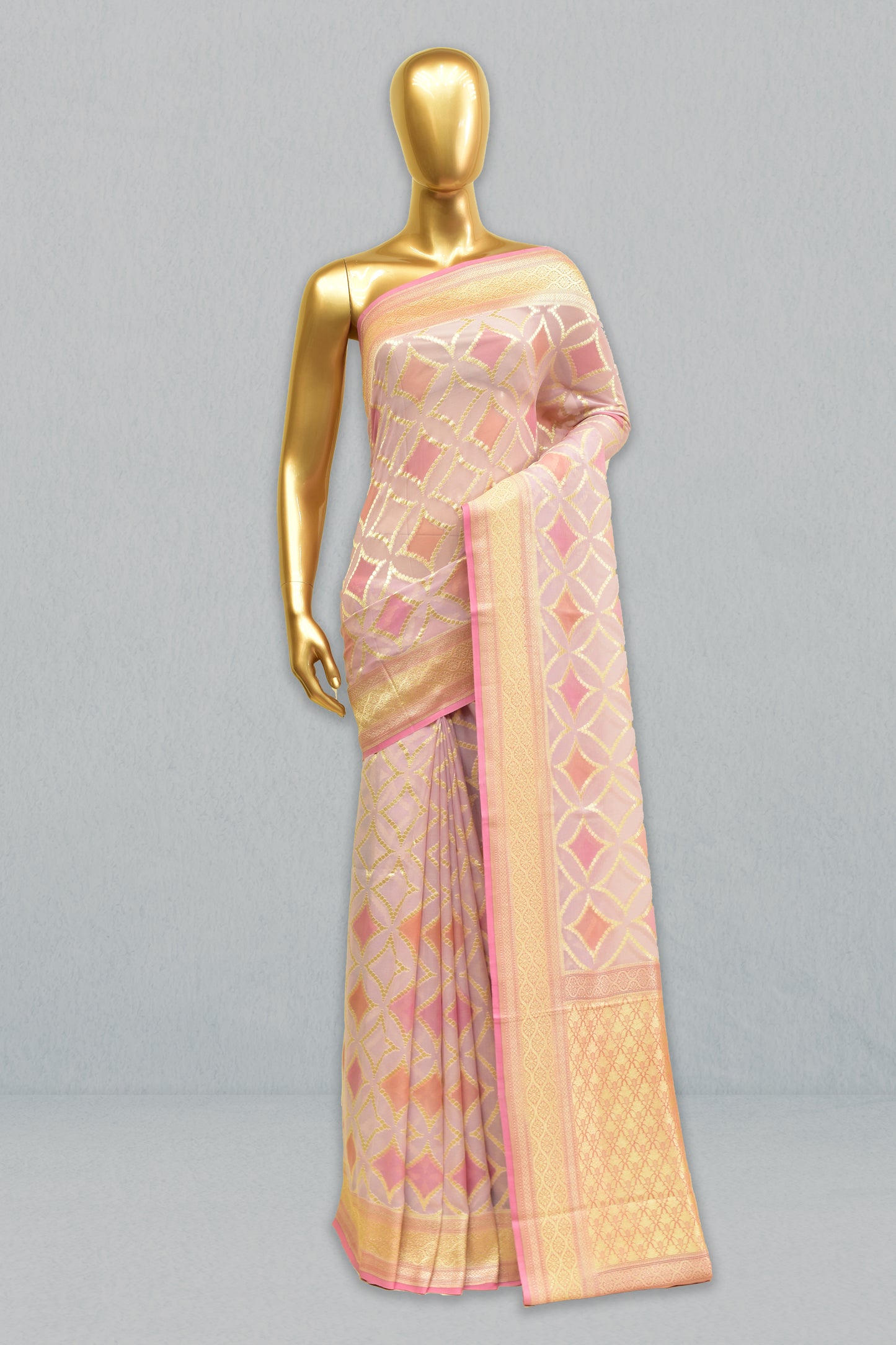 Chiffon Cutwork Saree