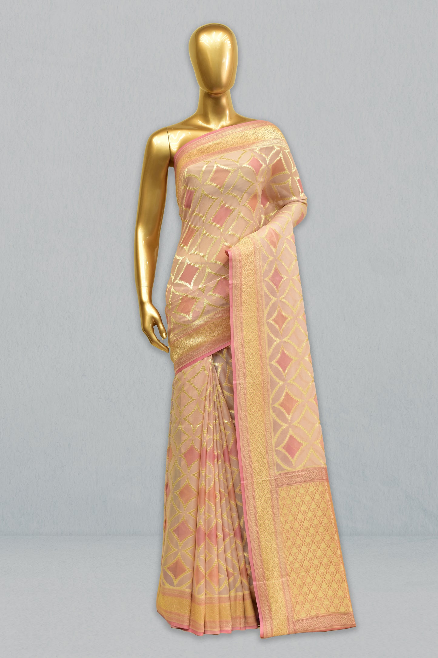 Chiffon Cutwork Saree