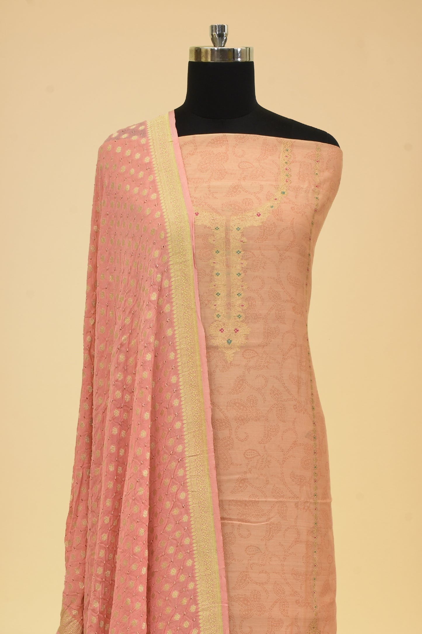 Cotton Kadwa Suit