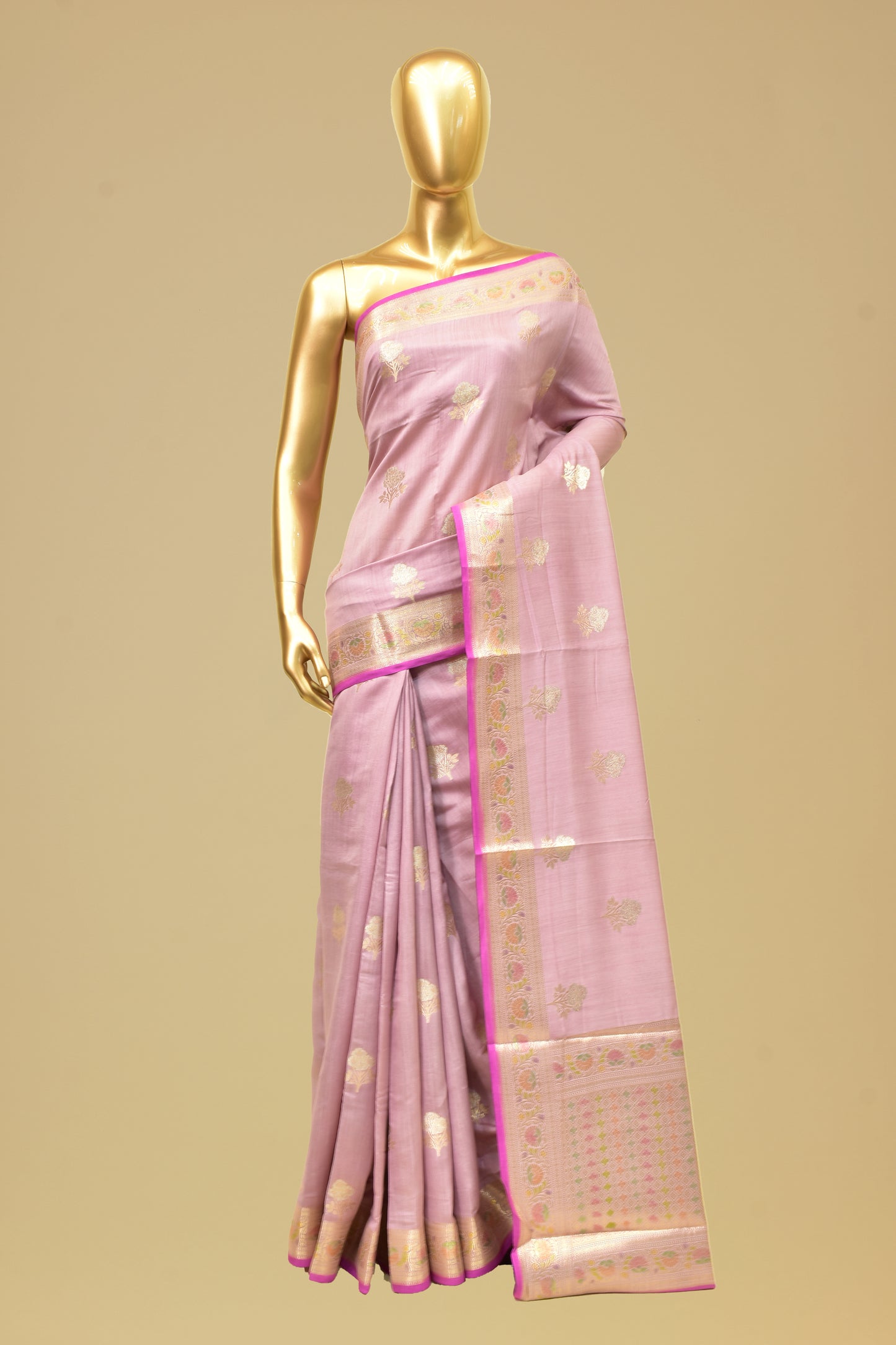Silk Cutwork Saree