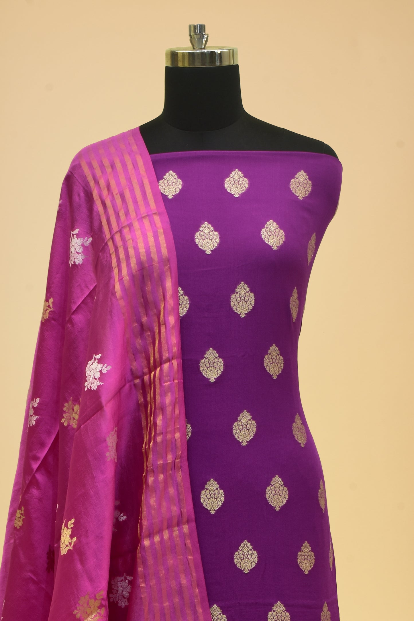 Chiffon Cutwork Suit