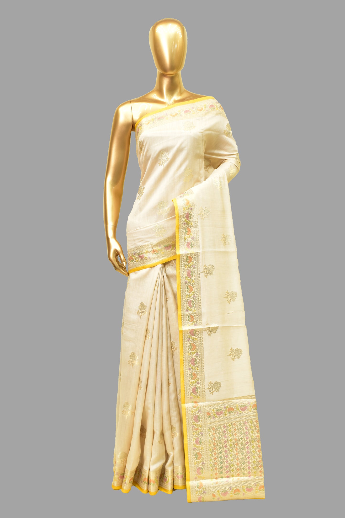 Silk Cutwork Saree