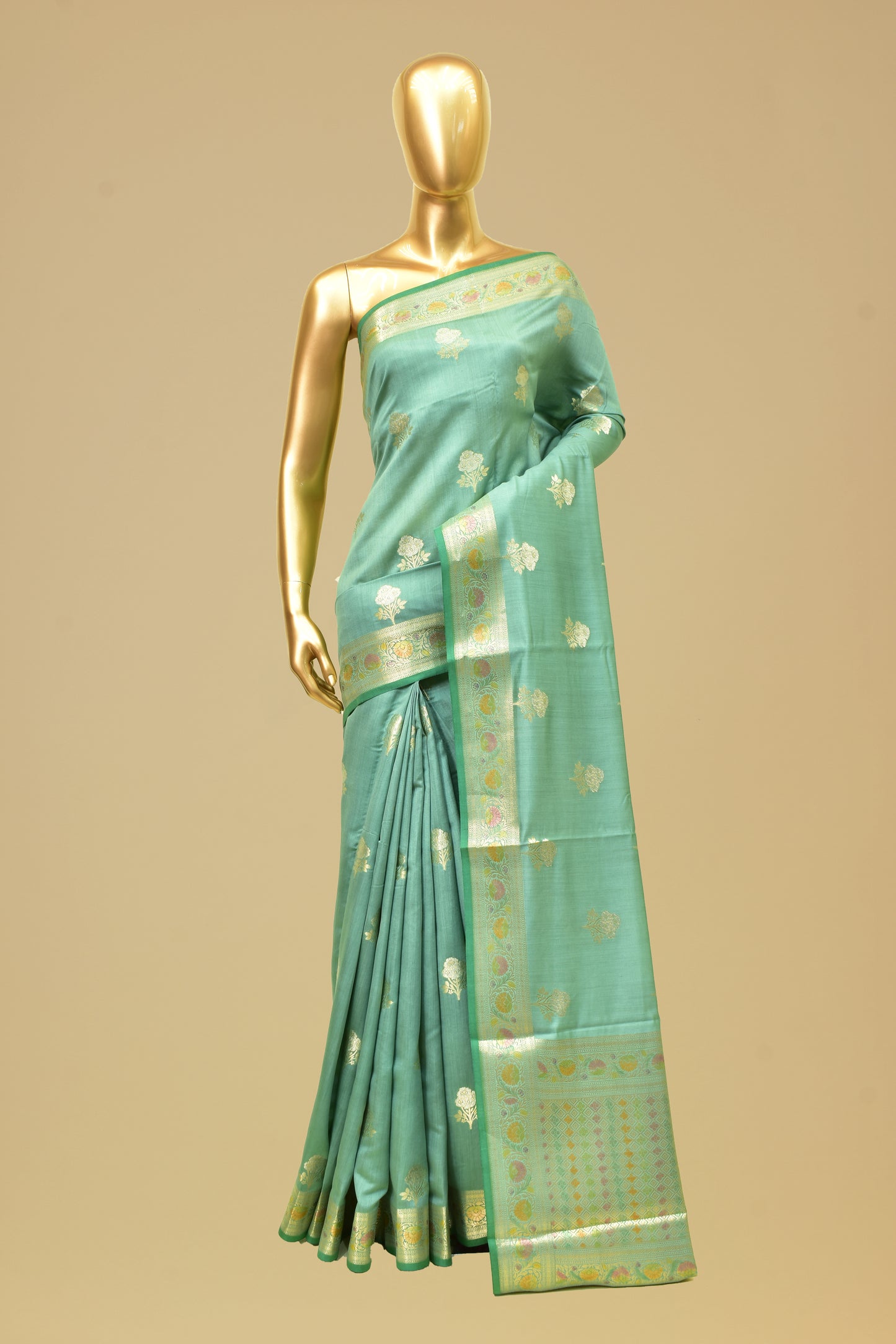 Silk Cutwork Saree