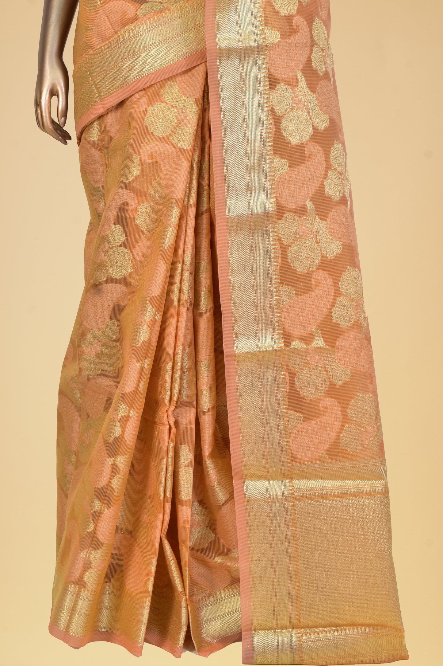 Art Kora Cutwork Saree