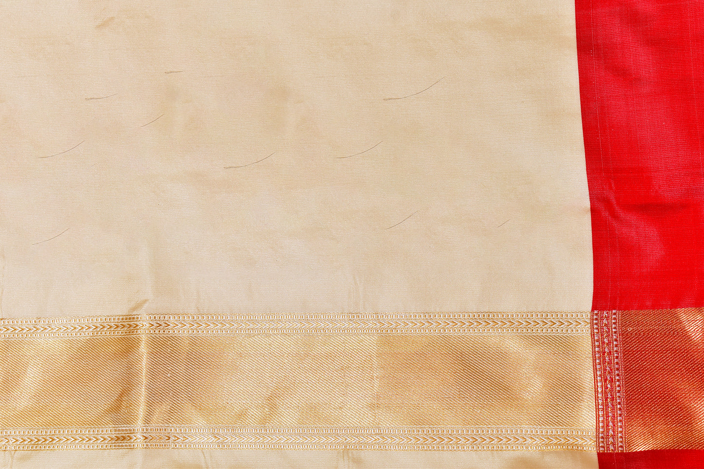 Handwoven Satin Emboss-Brocade Saree
