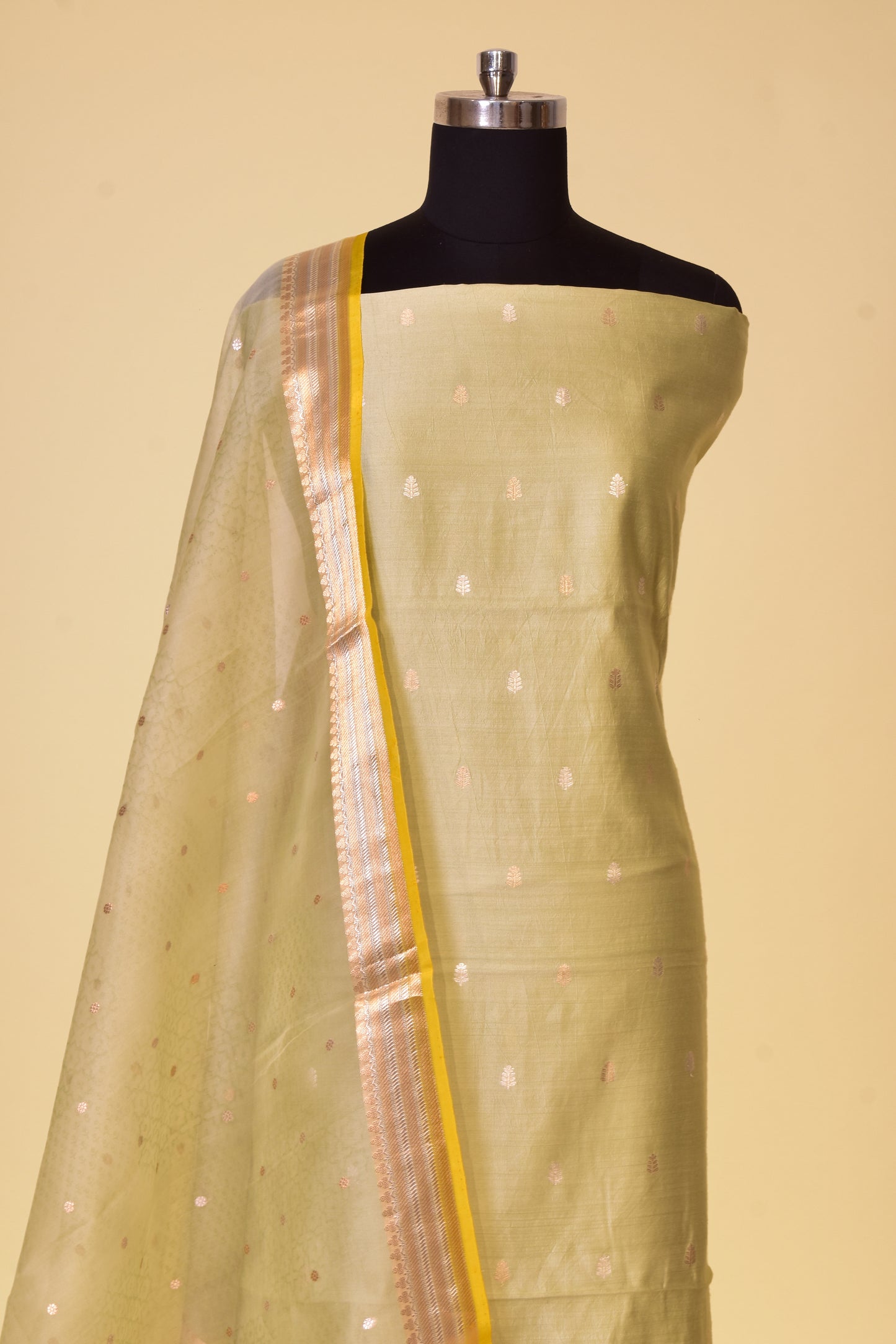 Cotton Cutwork Suit