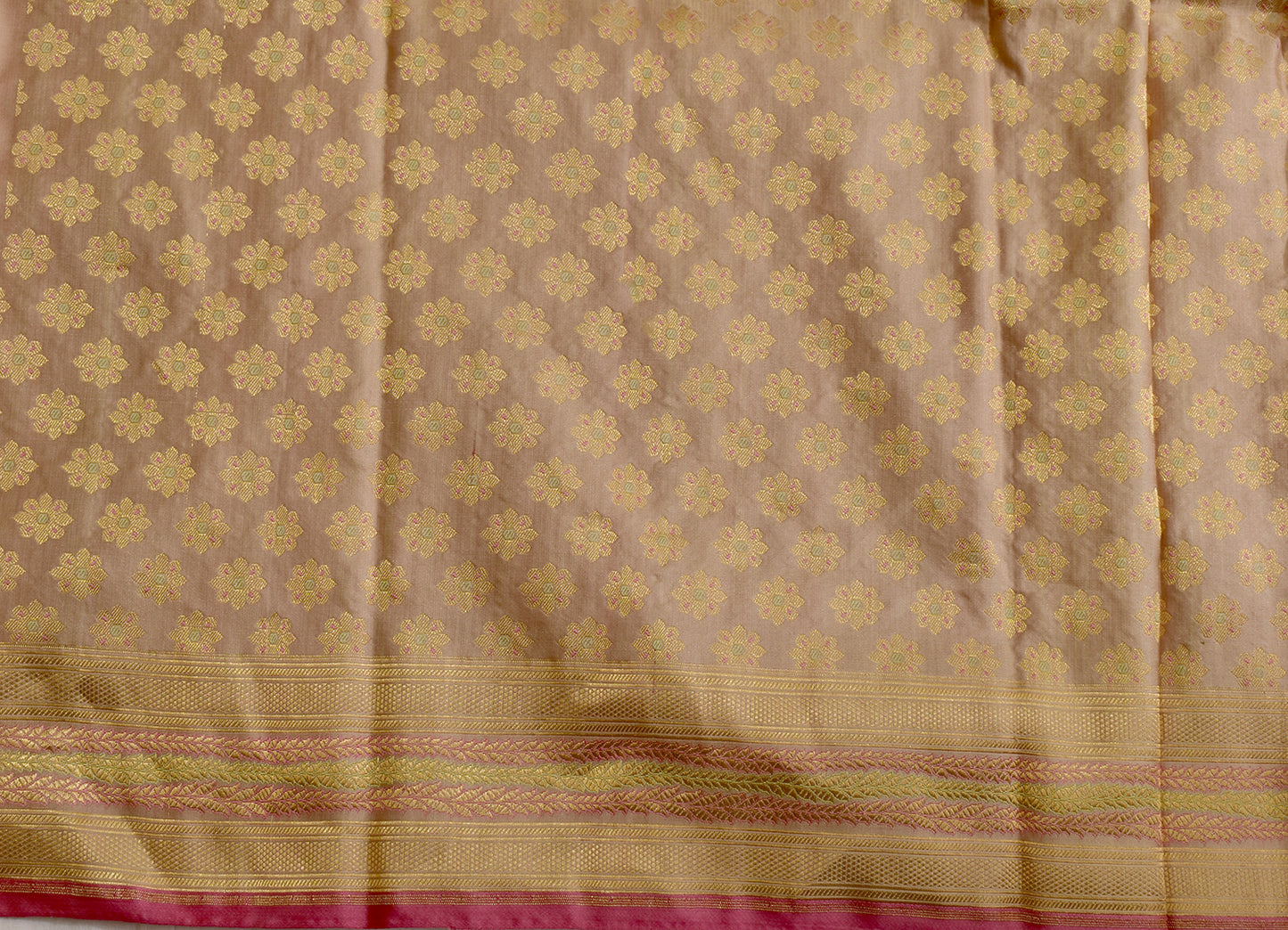 Handwoven Satin Tanchoi Saree