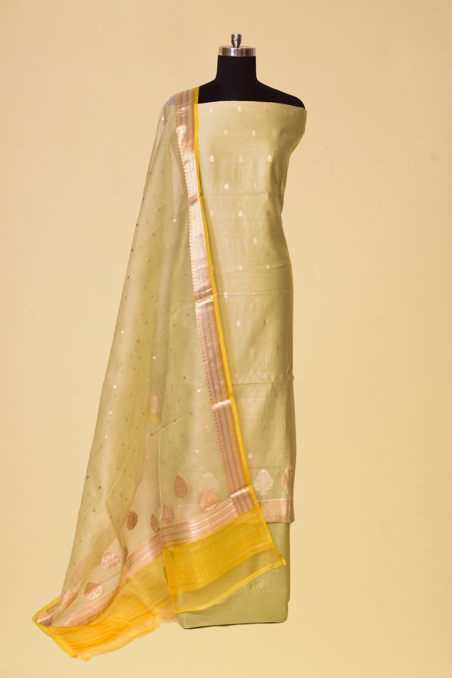 Cotton Cutwork Suit