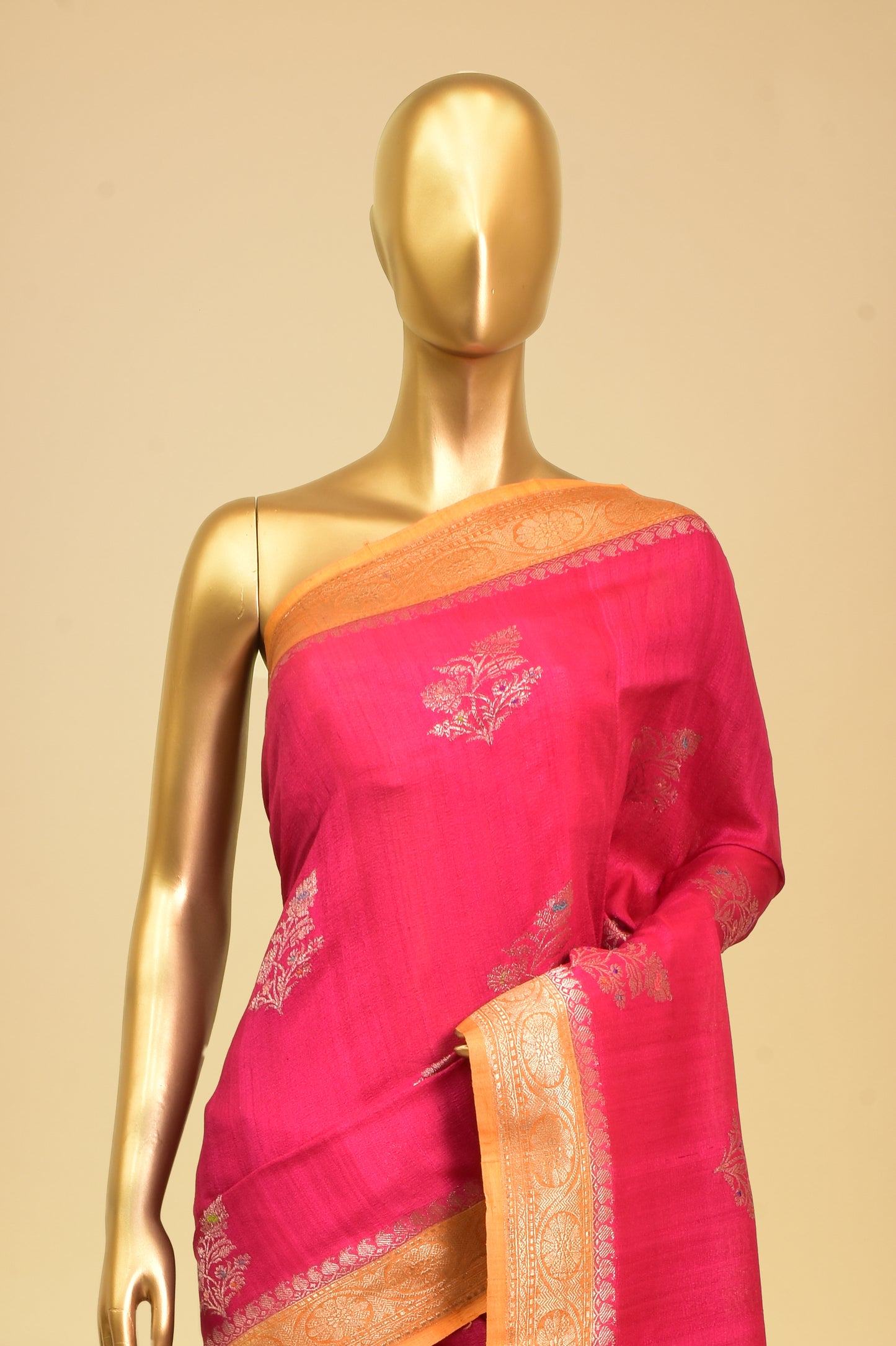 Tusser Kadwa Saree
