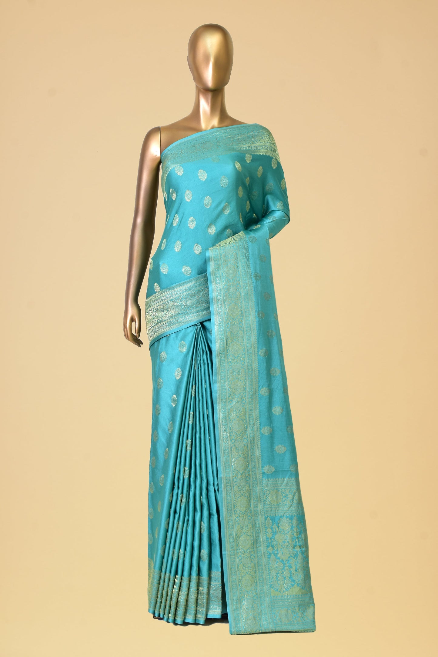 Satin Cutwork Saree