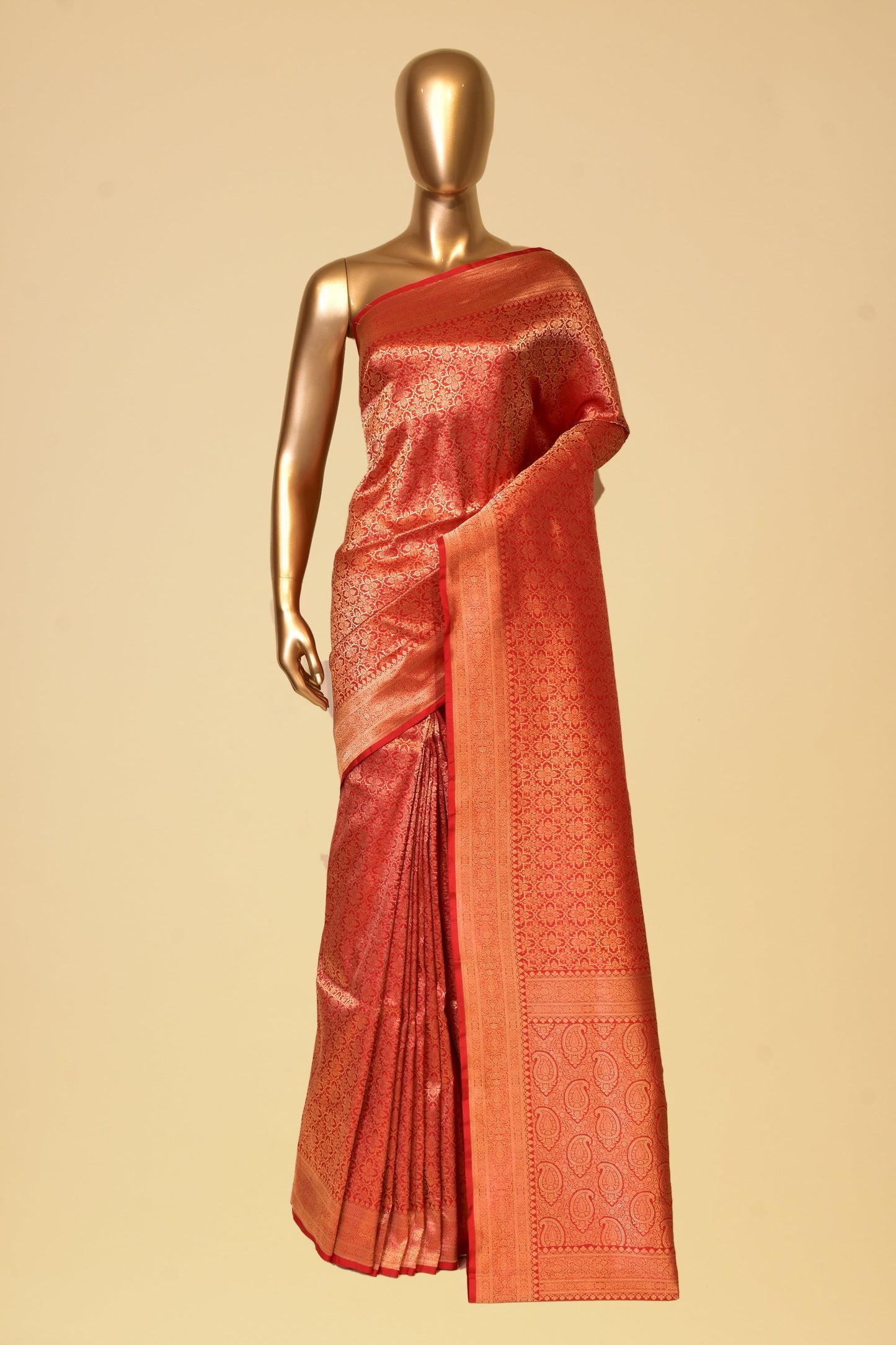 Banarasi Silk Emboss-Brocade Saree