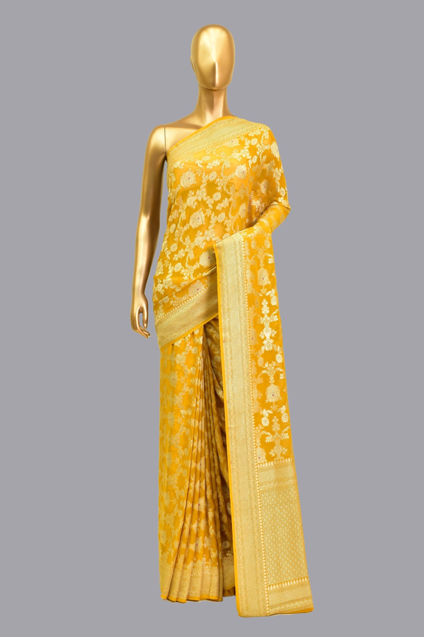 Chiffon Cutwork Saree