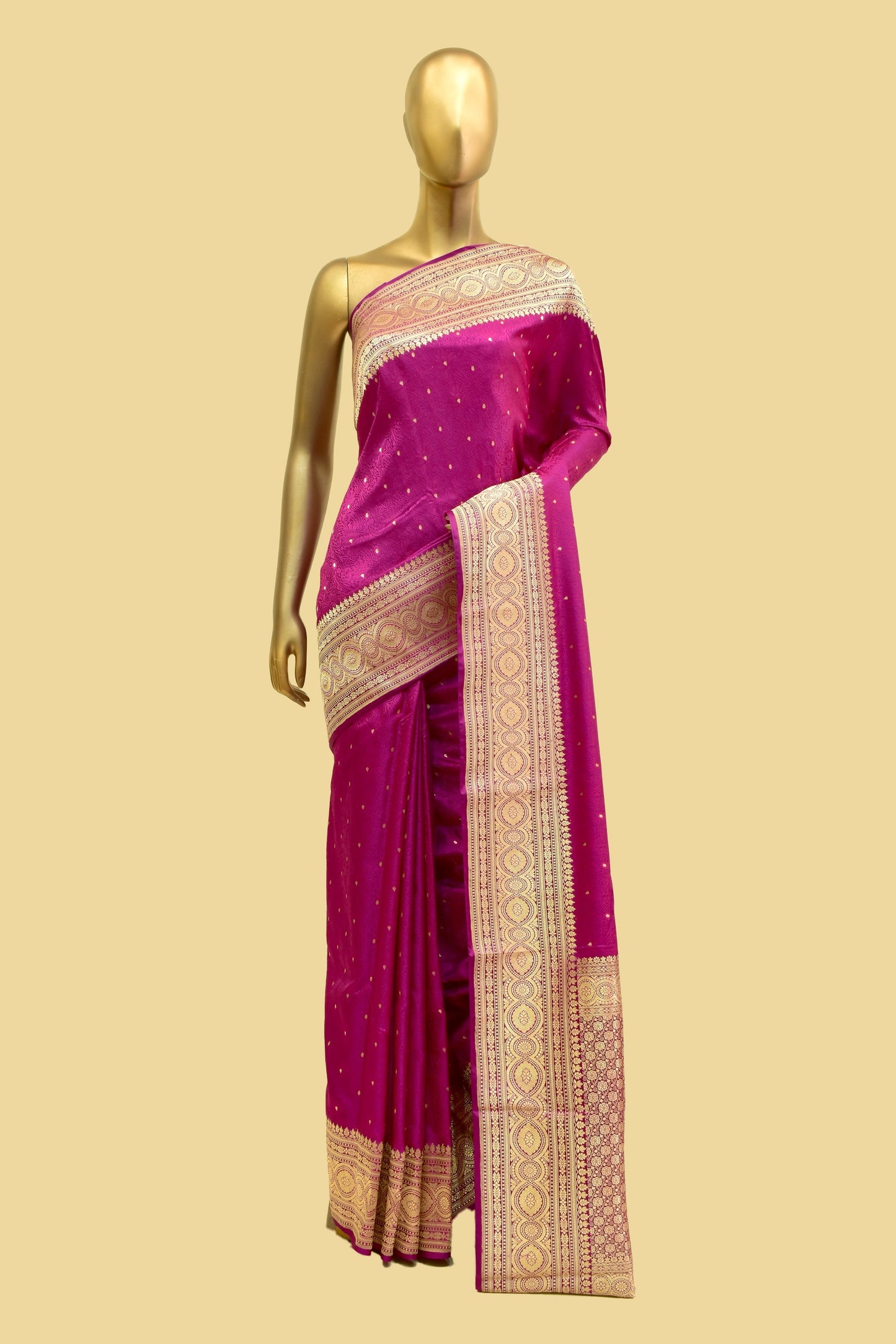 Satin Tanchoi Saree