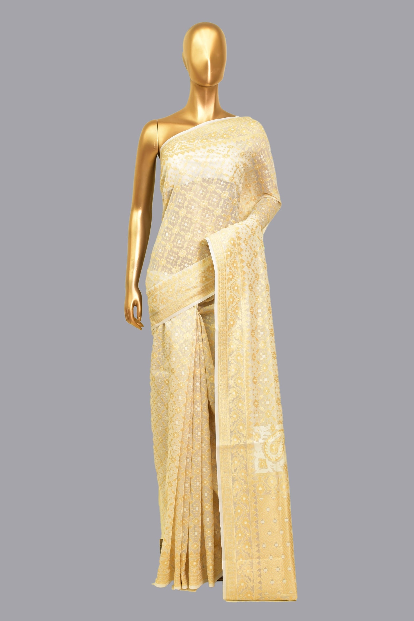 Art Georgette Cutwork Saree