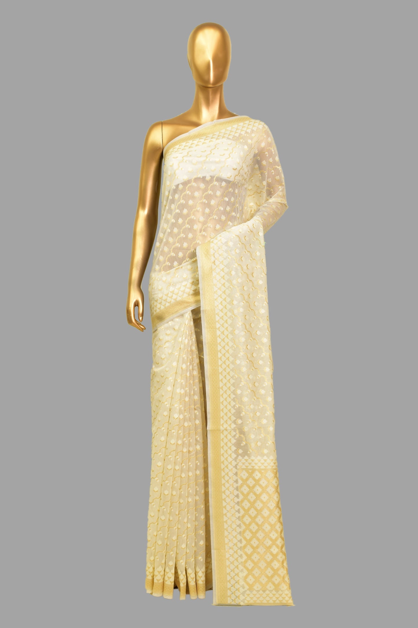 Art Georgette Cutwork Saree