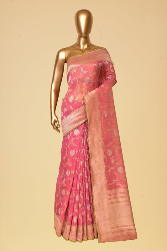 Tusser Cutwork Saree