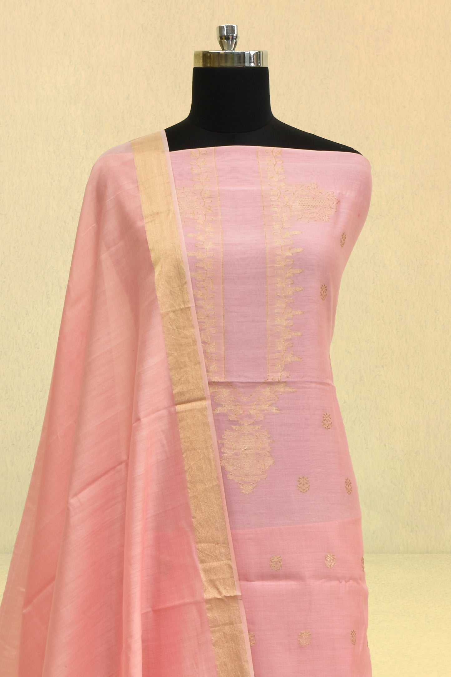 Cotton Kadwa Booti Suit