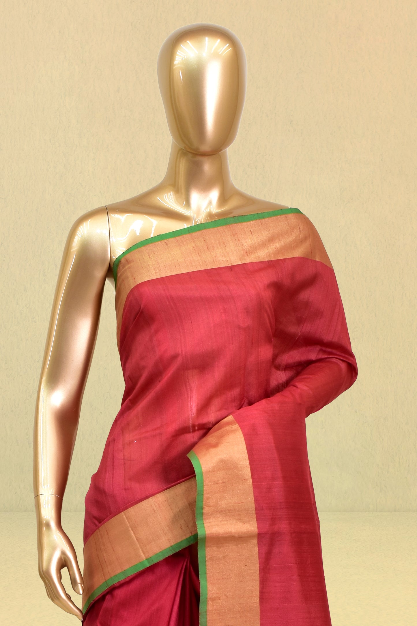 Tusser Kadwa Saree