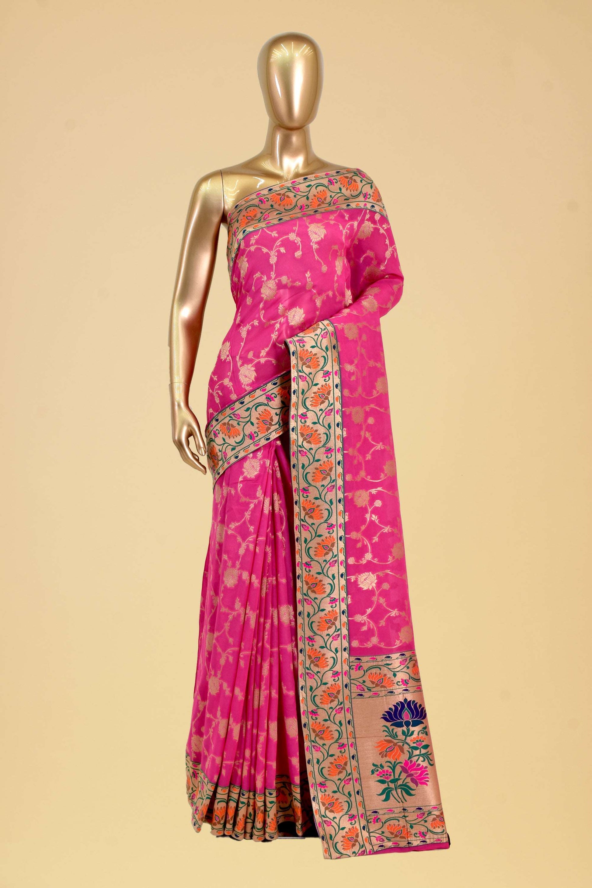 Art Georgette Cutwork Saree