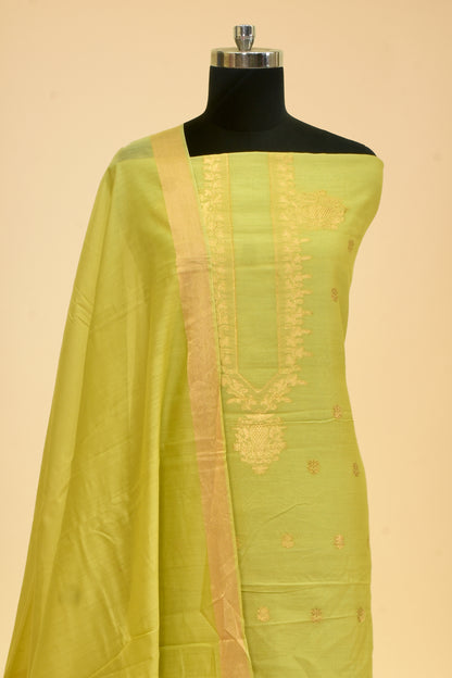 Cotton Kadwa Booti Suit