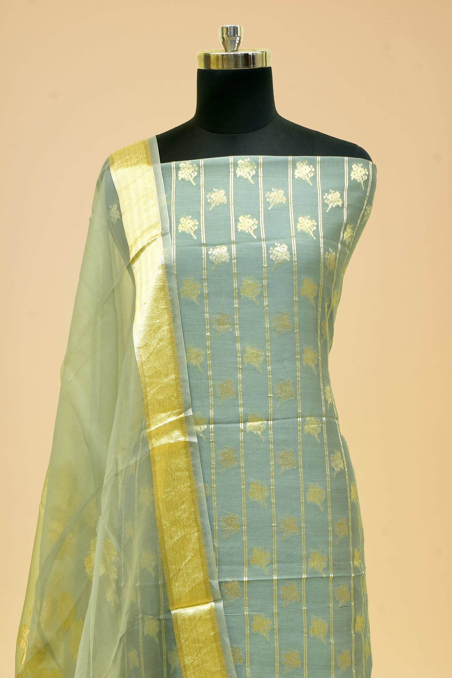 Cotton Cutwork Suit