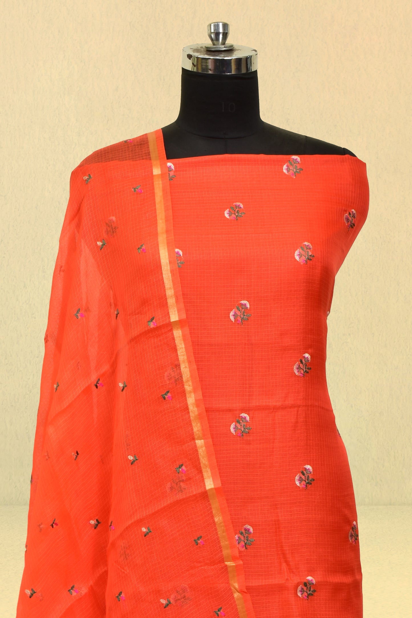 Cotton Cutwork Suit