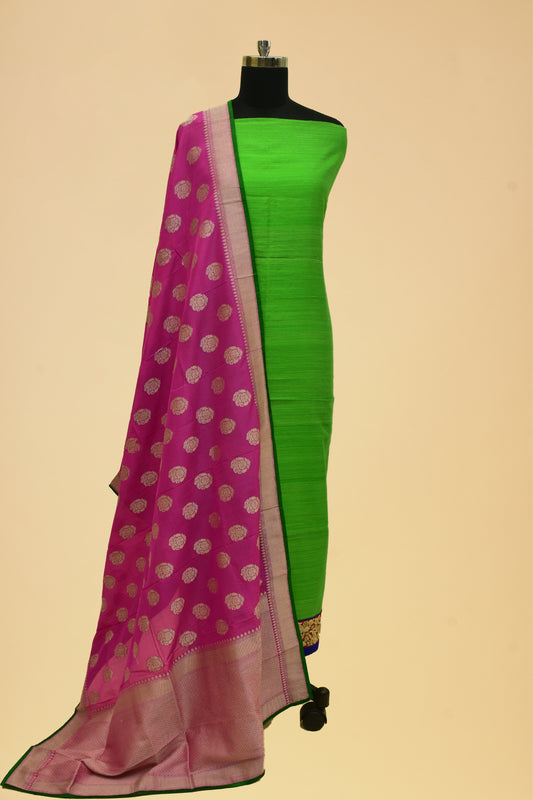 Banarasi Silk Plain Suit