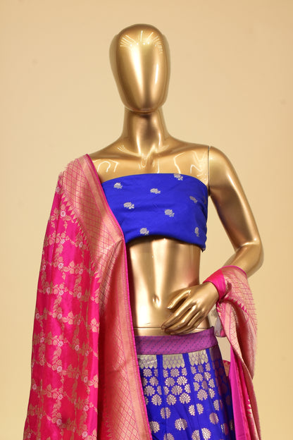 Banarasi Silk Kadwa Lehenga