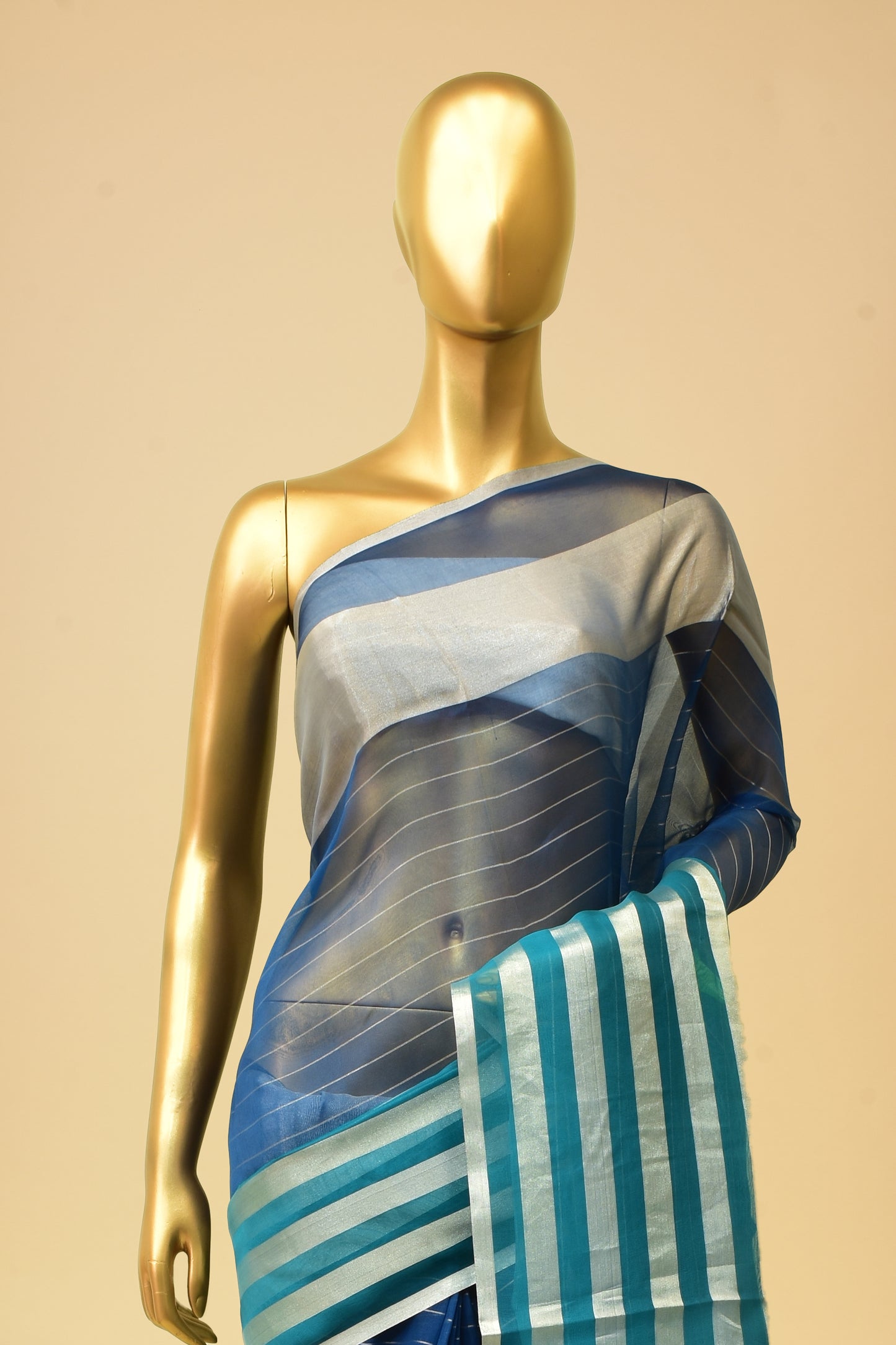 Kora Striped Saree