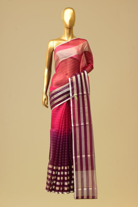 Kora Striped Saree