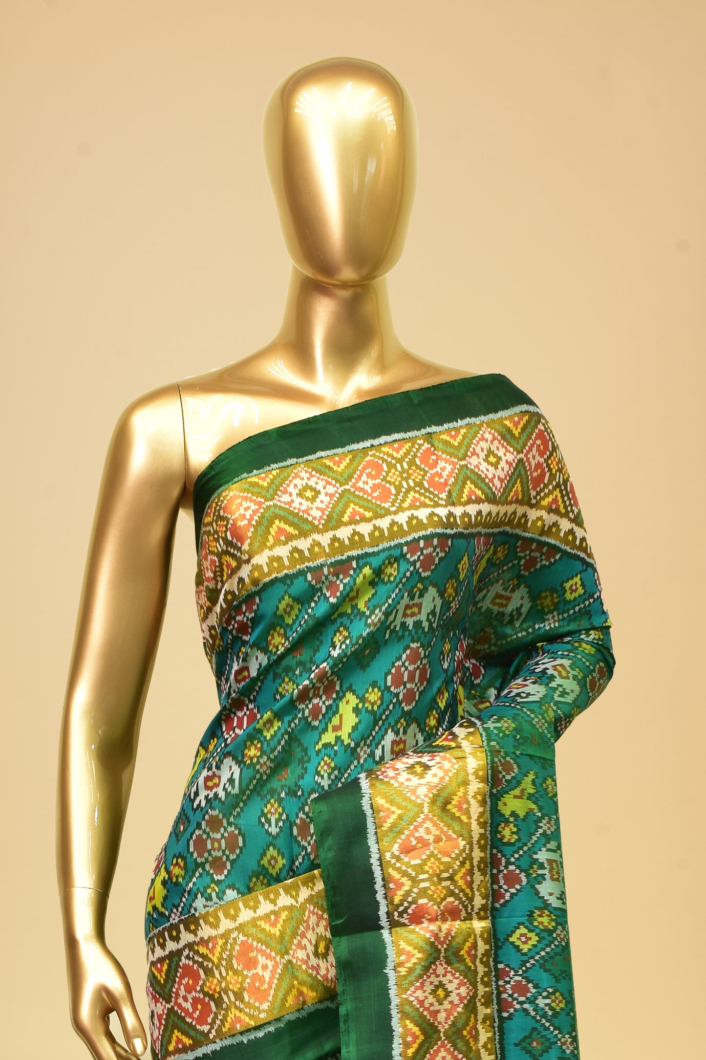 Handwoven Silk Jaamdani Saree