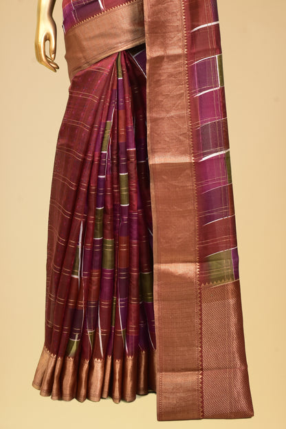 Silk Cutwork Saree